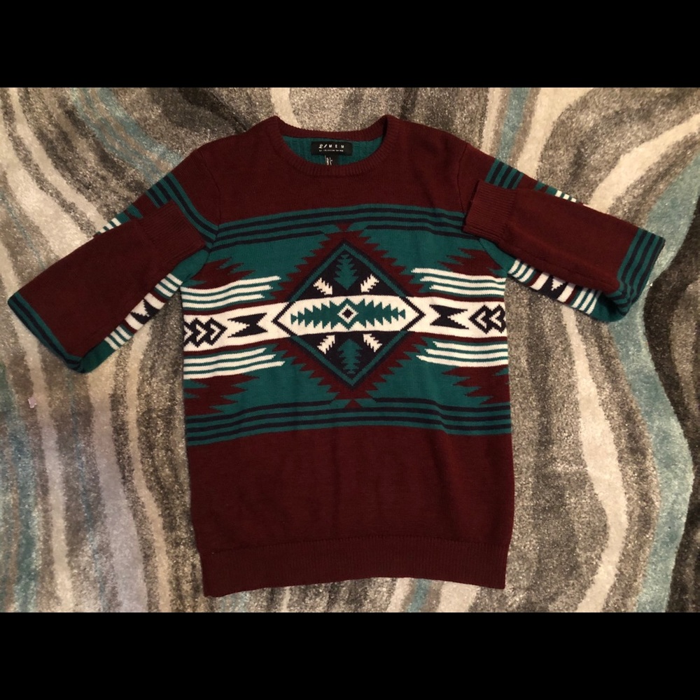Forever 21 Men’s Tribal Print Sweater